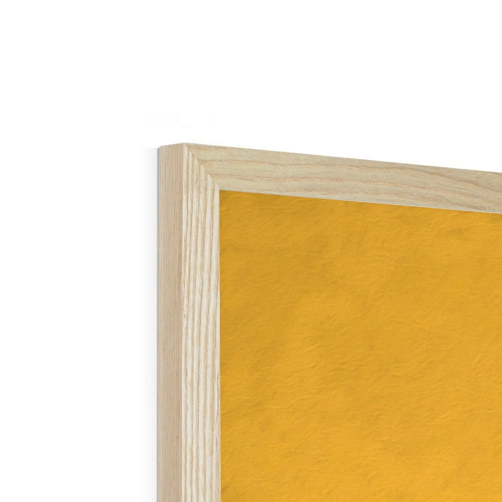 Mesmerising Dimensions: Dive into a World of Vibrant Abstraction Budget Framed Poster