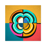 Mesmerising Dimensions: Dive into a World of Vibrant Abstraction Fine Art Print
