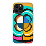 Mesmerising Dimensions: Dive into a World of Vibrant Abstraction Tough Phone Case